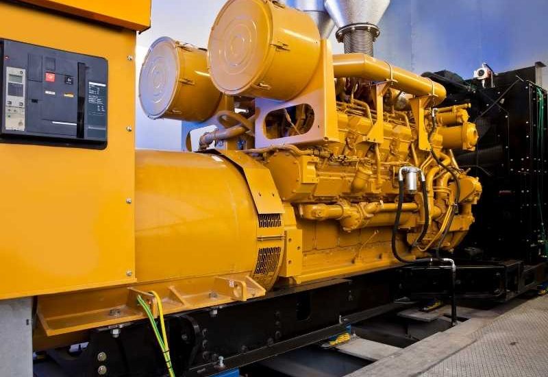 Genset Open Type warna kuning